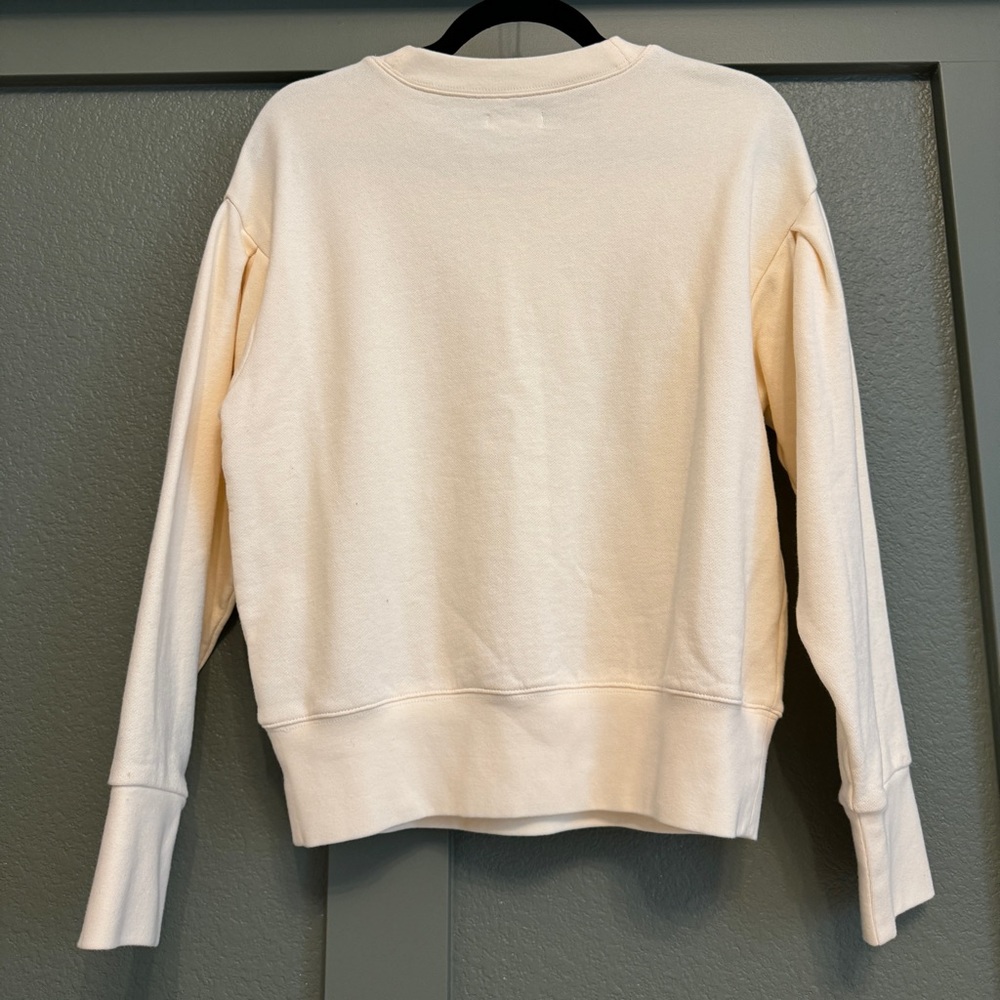 Madewell Pleat-Sleeve Sweatshirt (NWOT) - Picture 5 of 12
